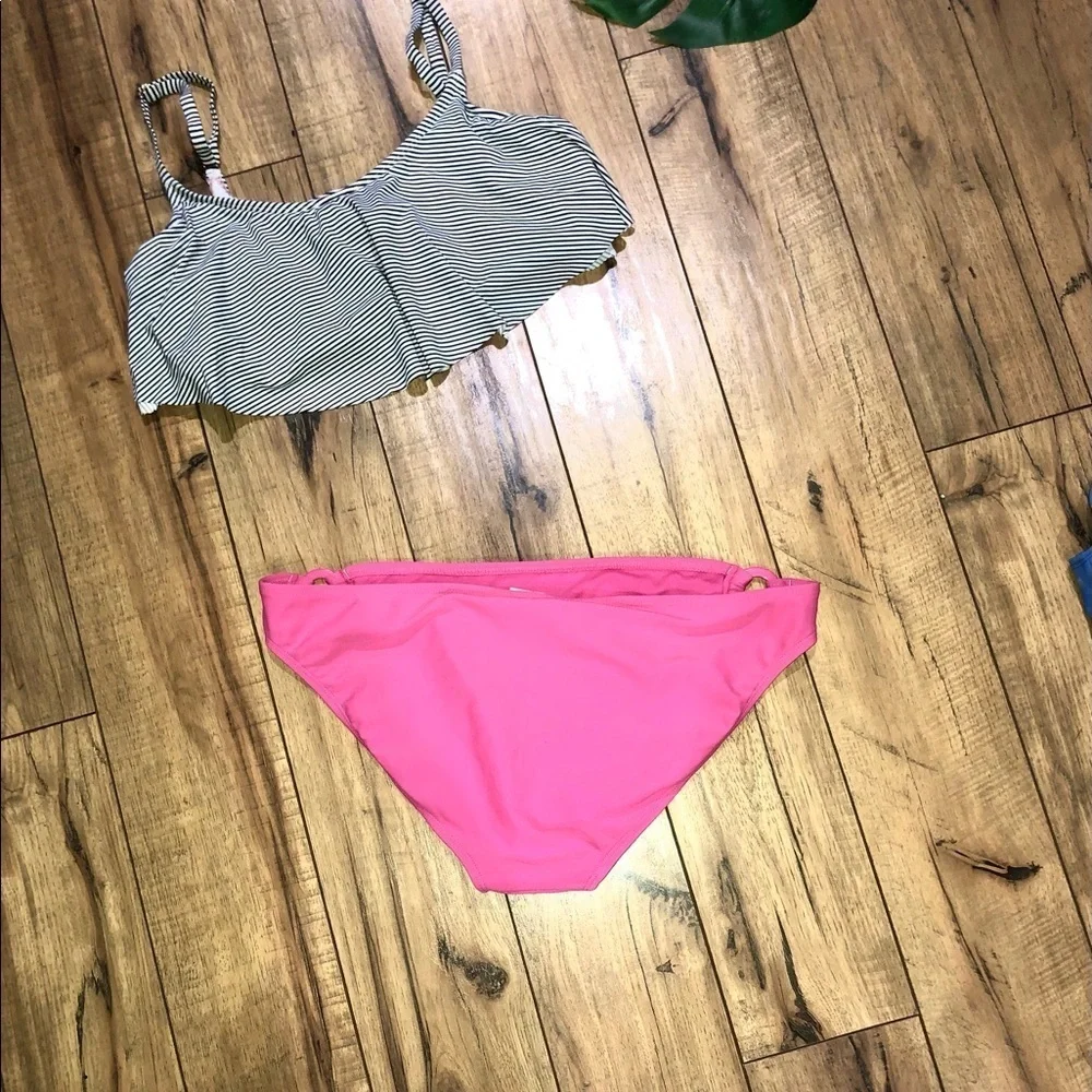 Tinibikinis Bikinis Blue, Stripes and Pink XL